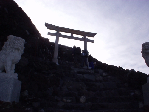 富士山頂上入り口
